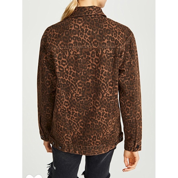 Cheetah Denim Jacket - Picture 3 of 6